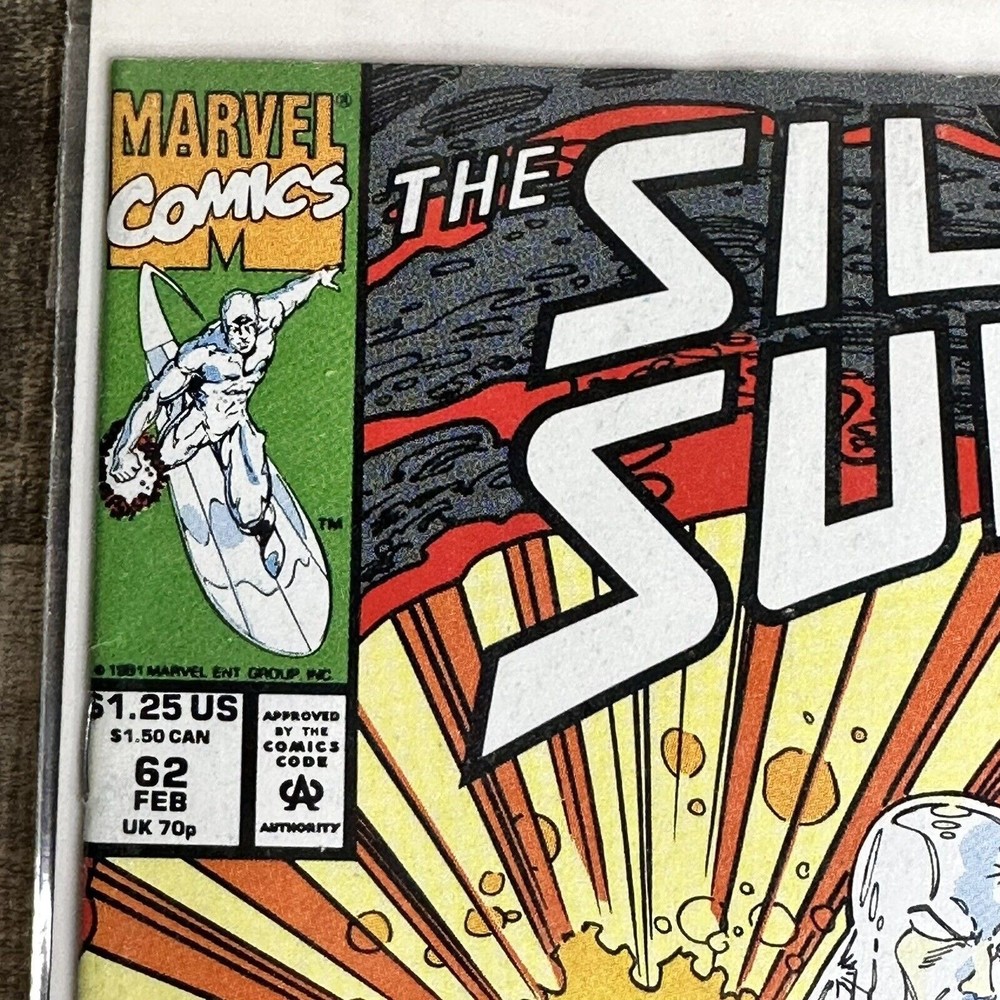 Marvel Comics The Silver Surfer Battlelines #62 (1991) FN - Picture 2 of 6